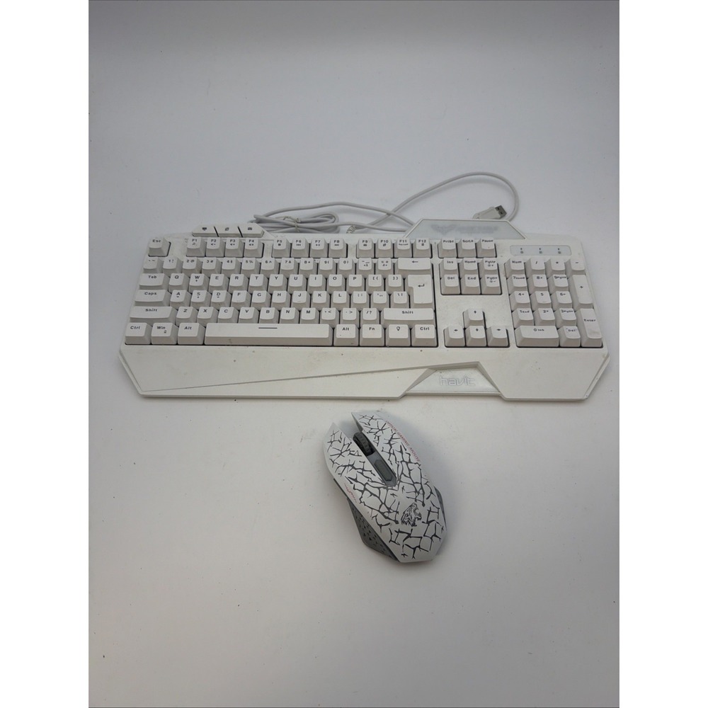 Havit Magic Eagle gaming keyboard, specifically from the white backlit